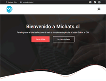 Tablet Screenshot of michats.cl